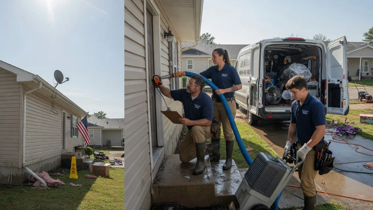 Ceiling Water Damage Restoration in Polkville, NC near me